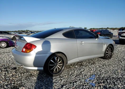 2003 Hyundai Tiburon Gt from USA, damaged, VIN KMHHN65F33U018098